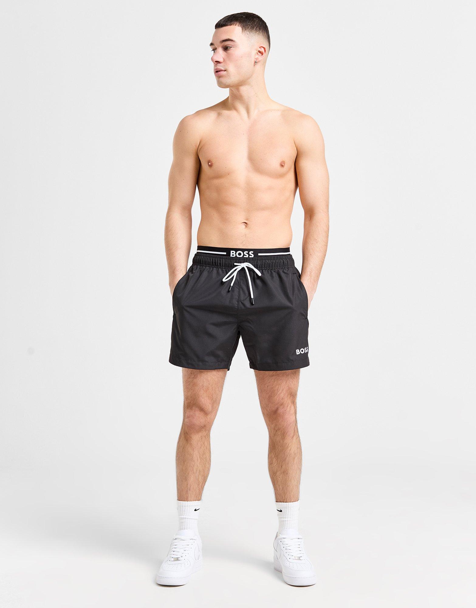BOSS Amur Double Waistband Swim Shorts