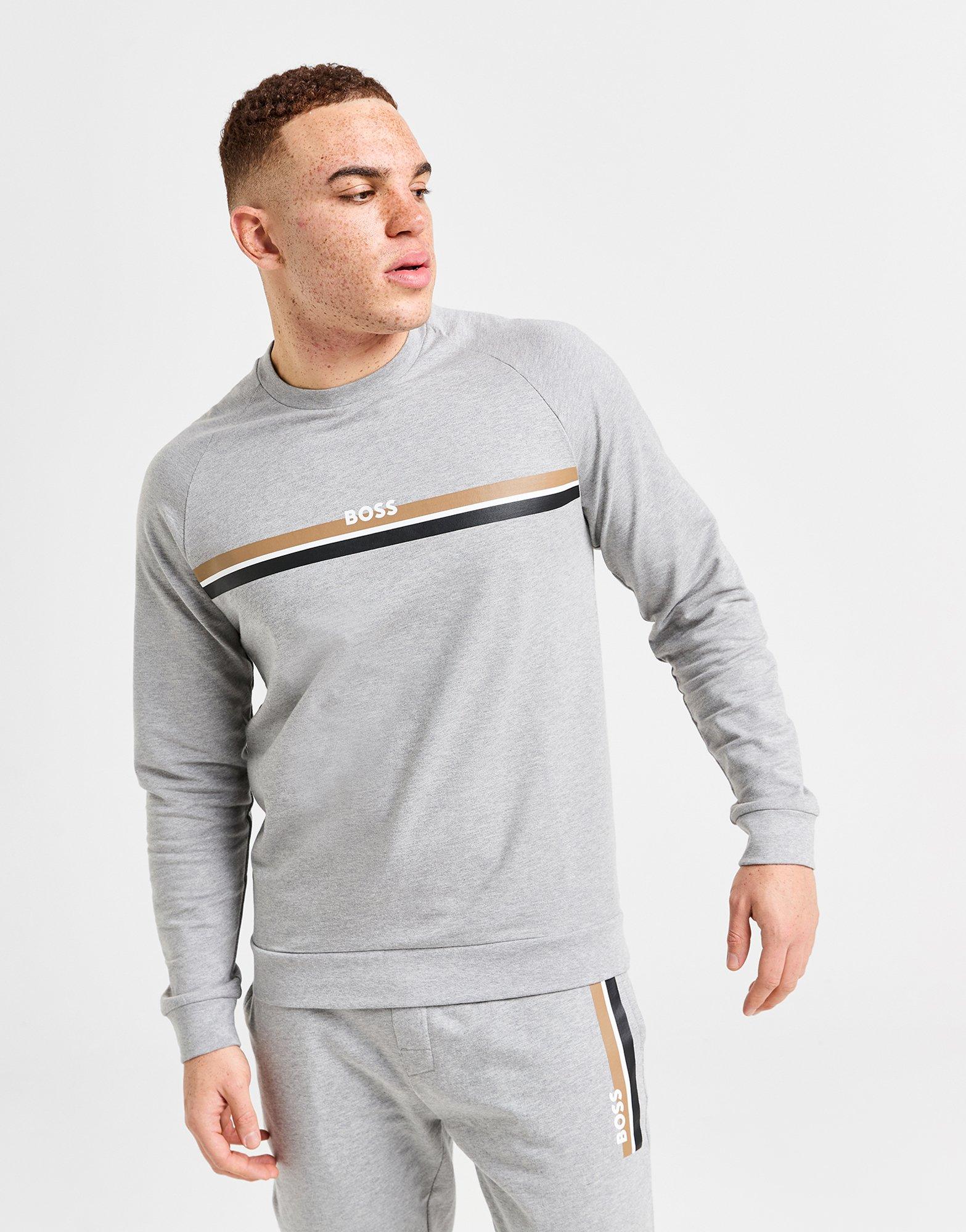 Hugo boss crew neck tracksuit best sale