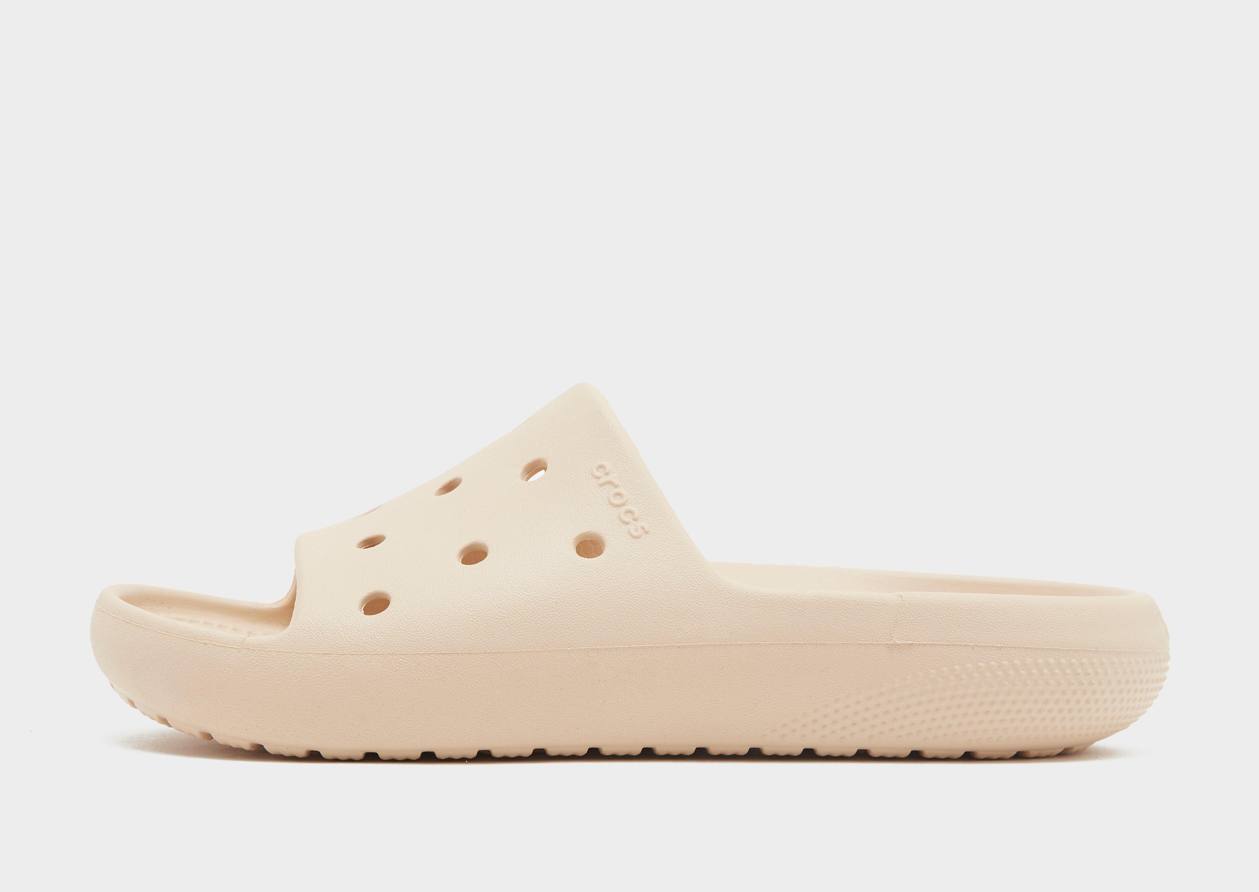 crocs open toe slides