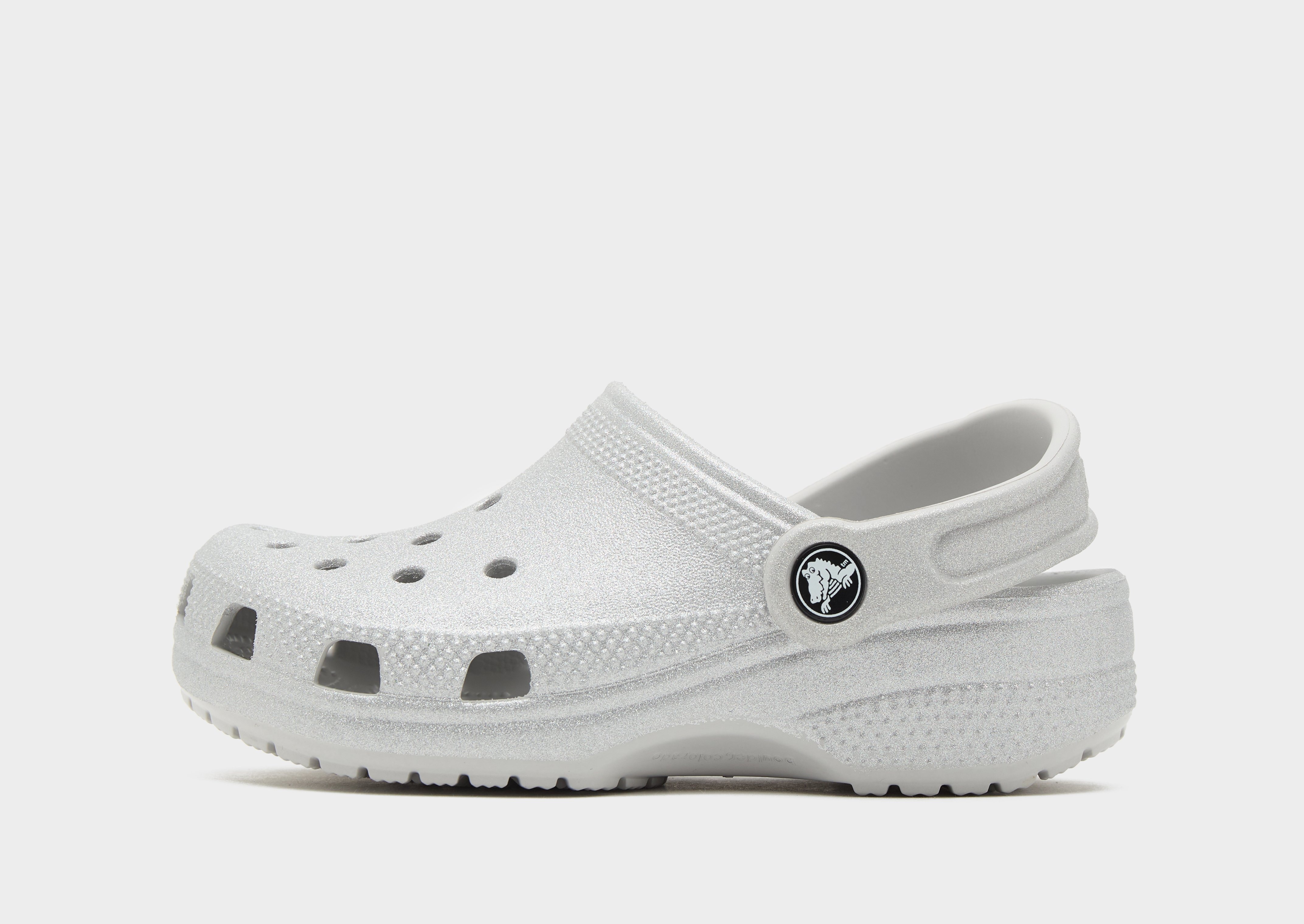 crocs argenté