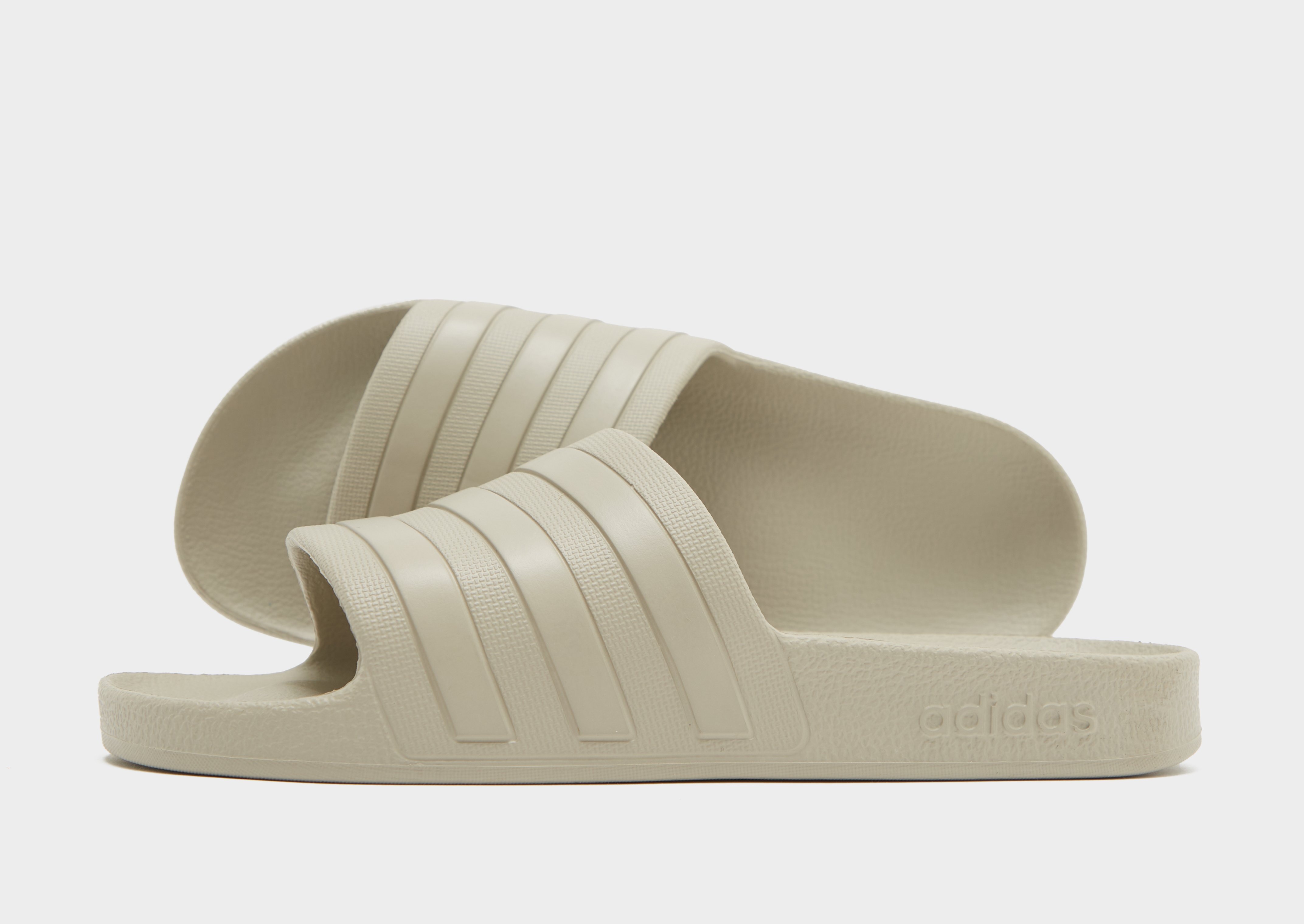 Brown adidas Originals Adilette Aqua Slides Women s JD Sports UK