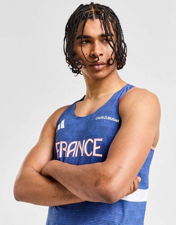 adidas Team Frankreich Athletisme Singlet