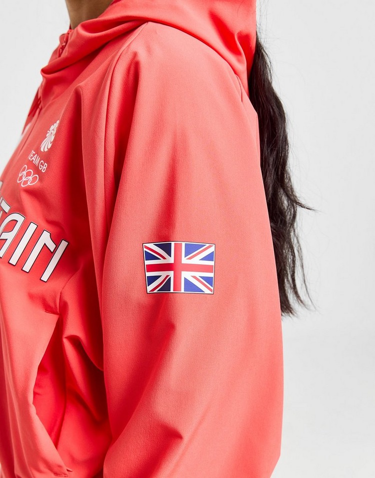 Red adidas Team GB Hooded Jacket | JD Sports UK