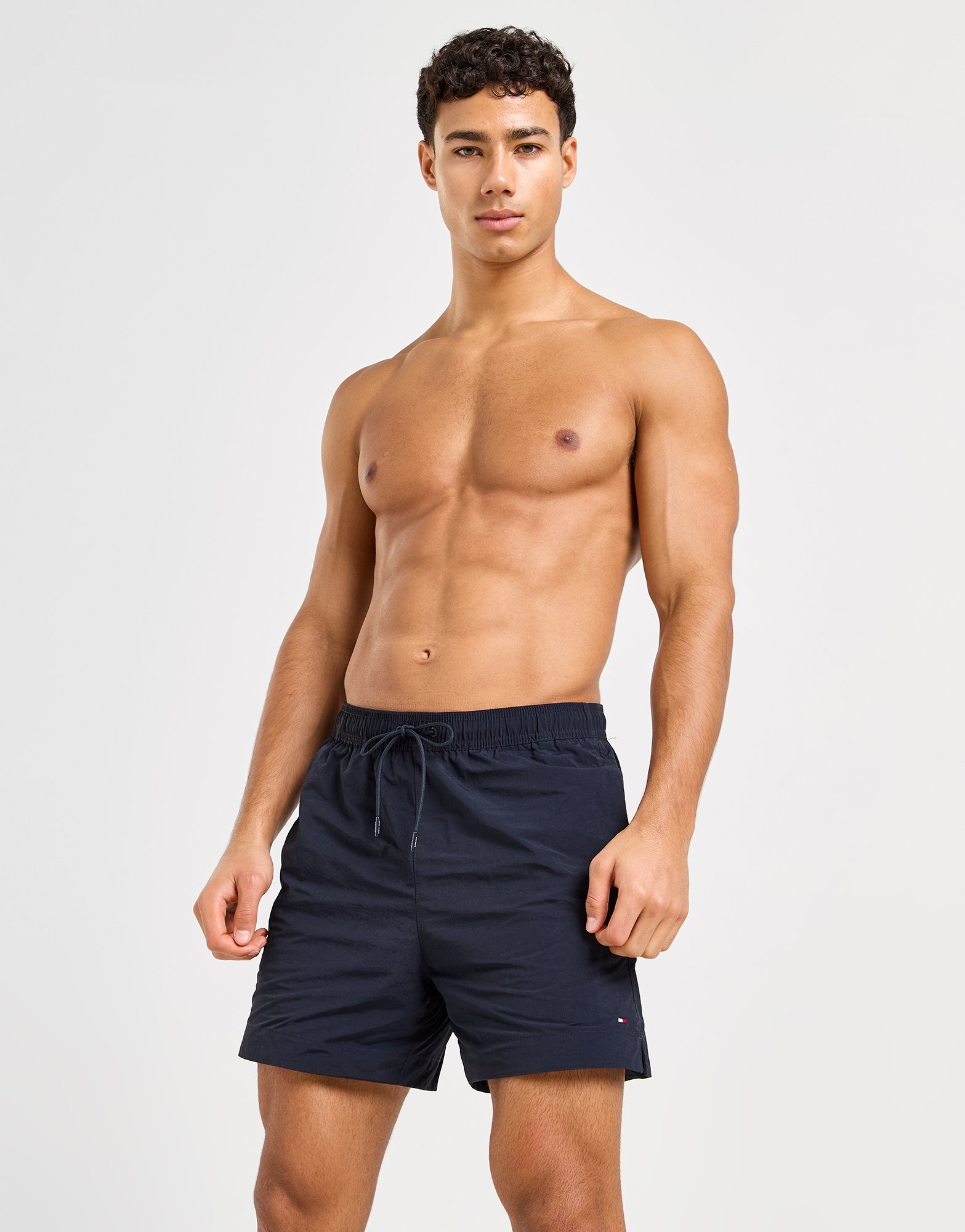 Blue Tommy Hilfiger Small Flag Swim Shorts JD Sports NZ