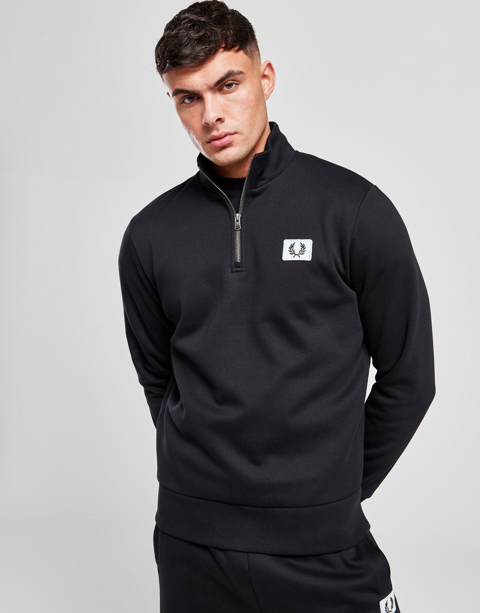 Fred Perry Badge 1/2 Zip Sweatshirt