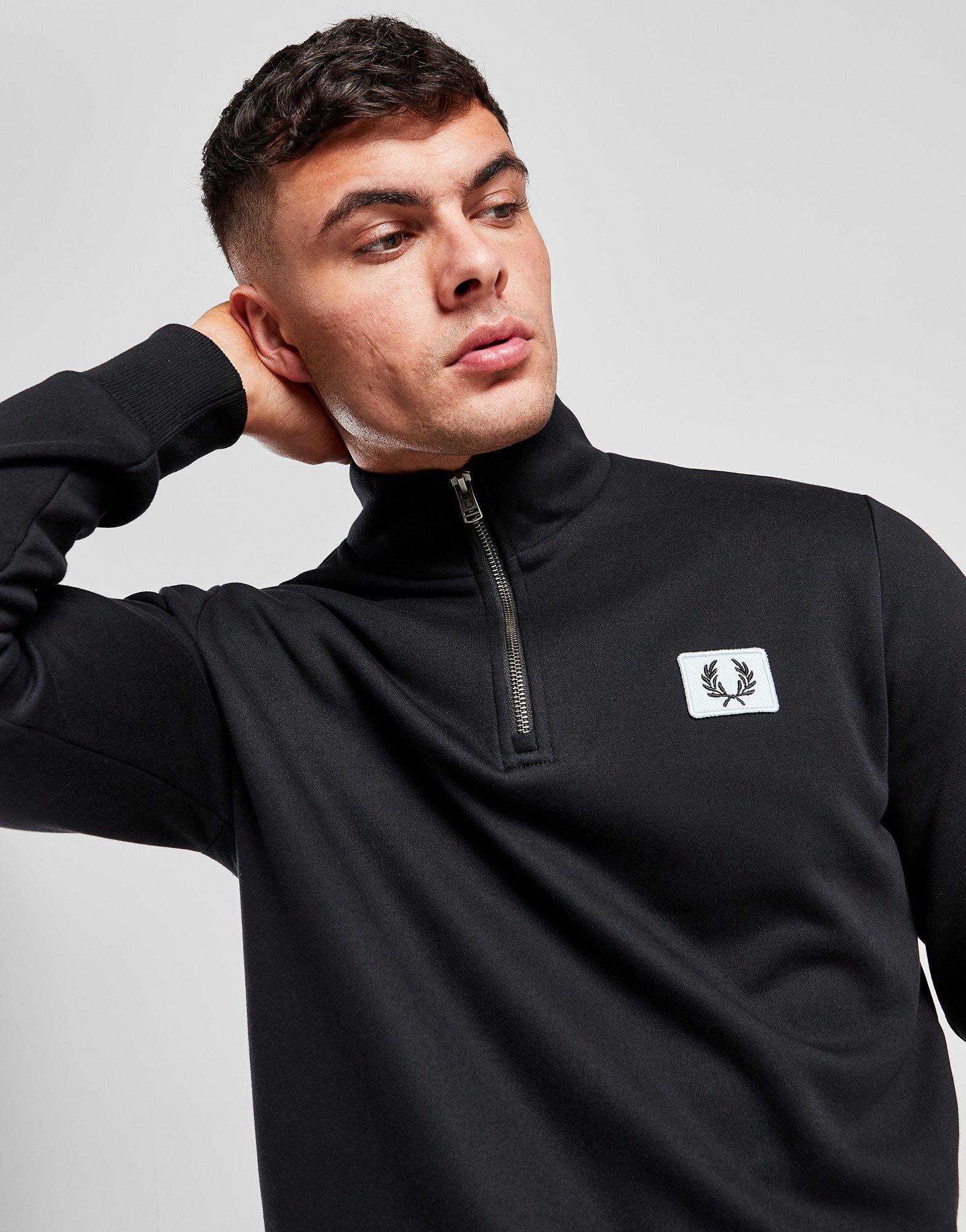 Fred Perry Badge 1/2 Zip Sweatshirt