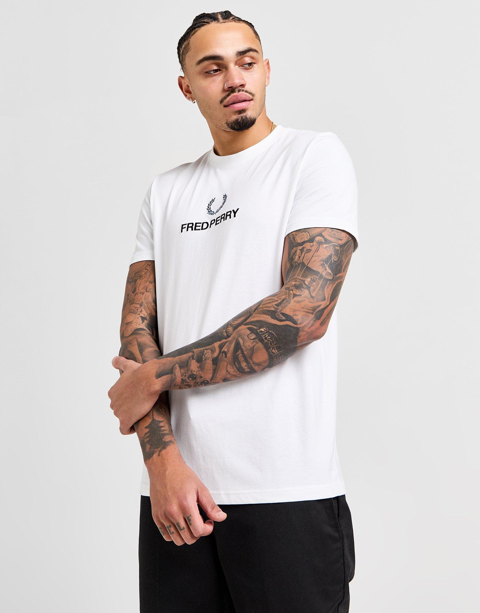 Fred Perry Global Stack Logo T-Shirt