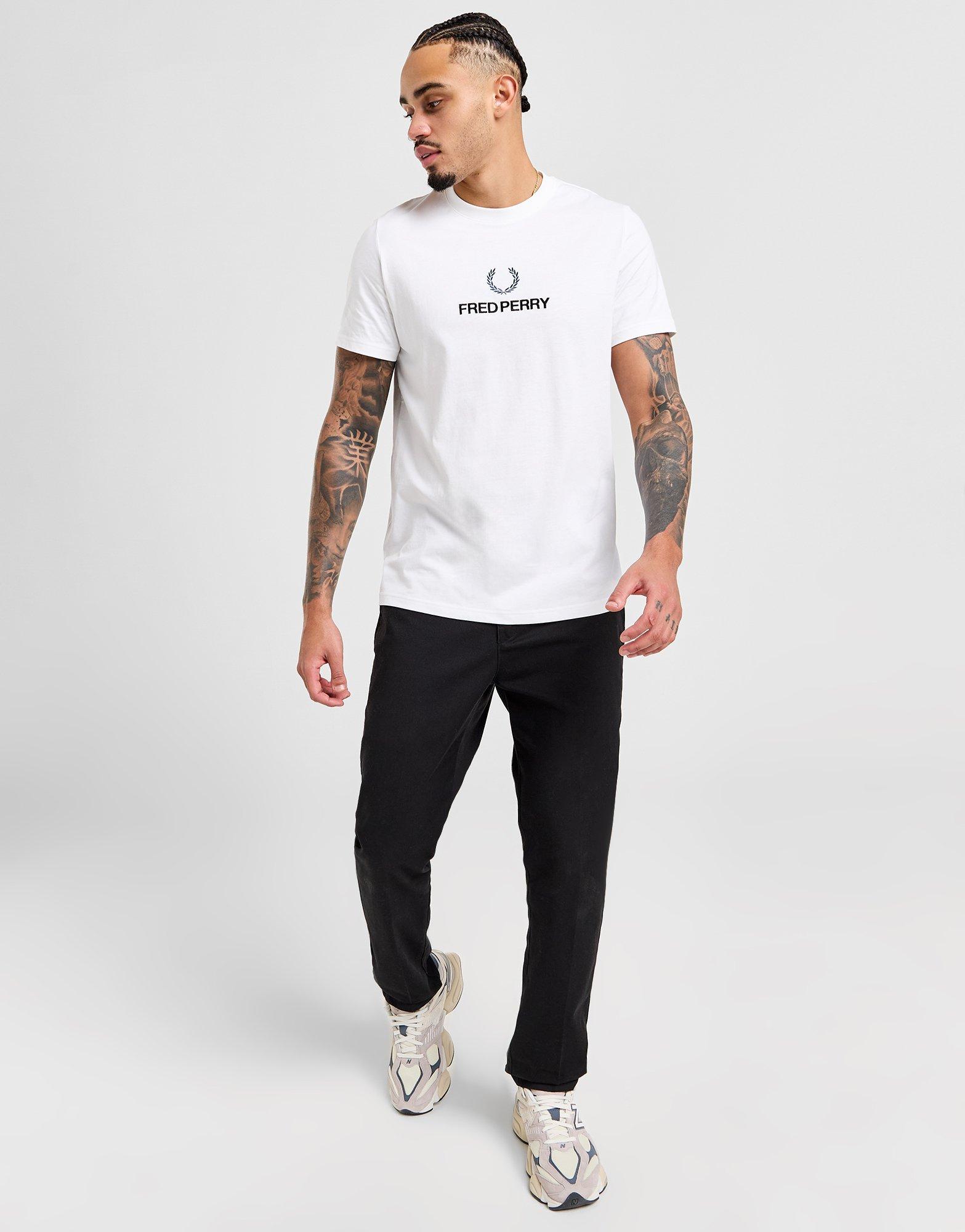 Fred Perry Global Stack Logo T-Shirt