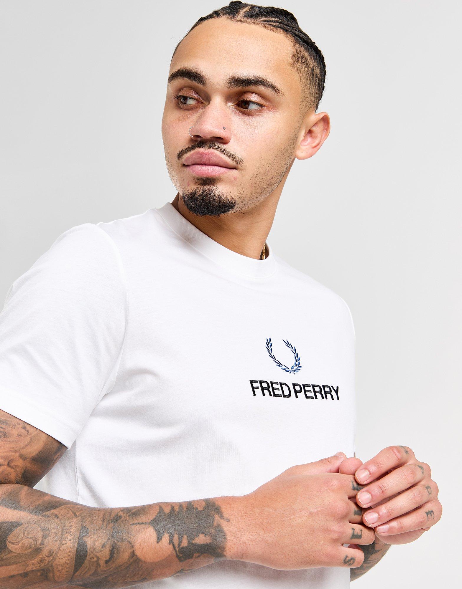 Fred Perry Global Stack Logo T-Shirt