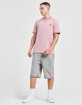 Fred Perry T-Shirt à Manches Courtes Twin Tipped Ringer Homme