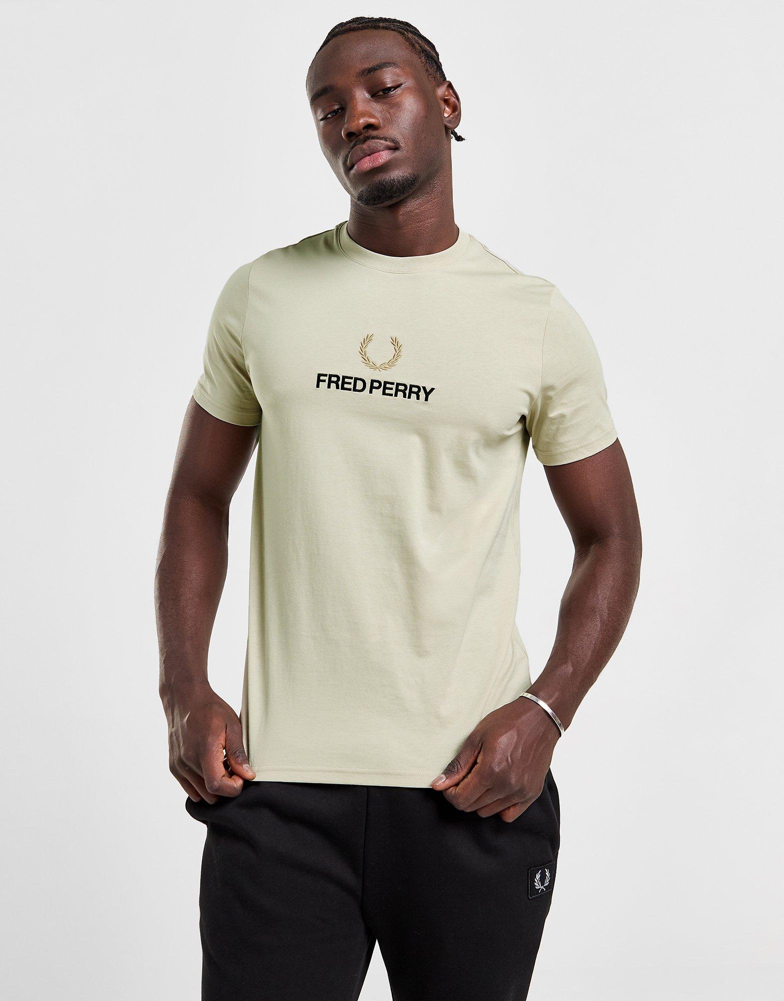 Fred Perry Global Stack Logo T-Shirt