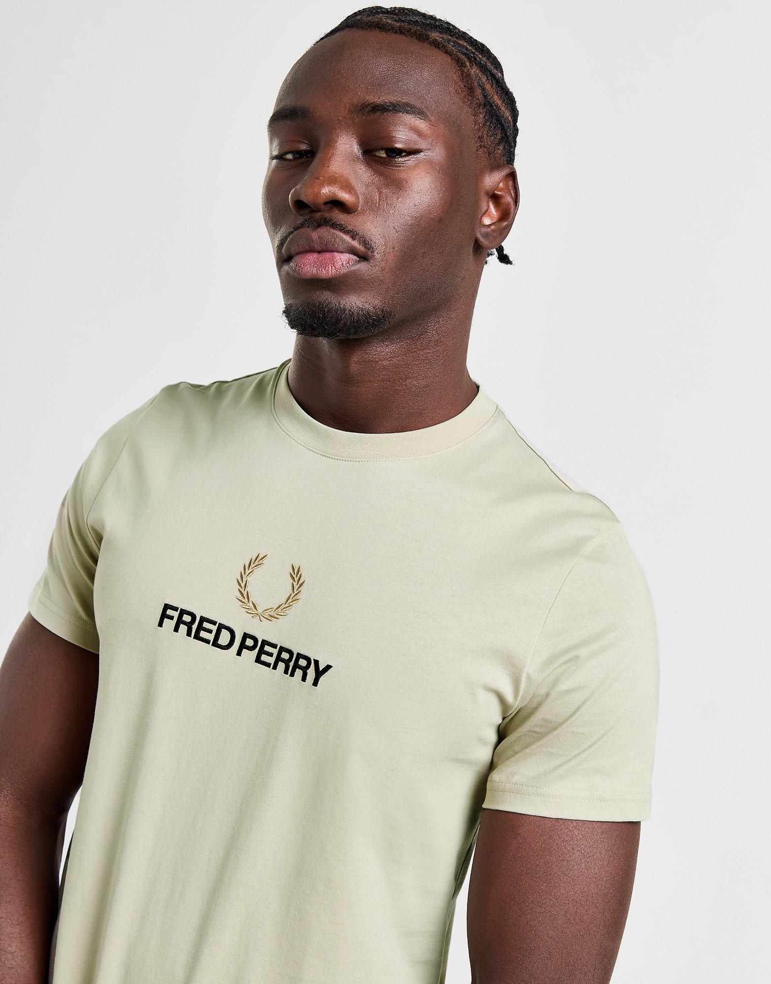 Fred Perry Global Stack Logo T-Shirt