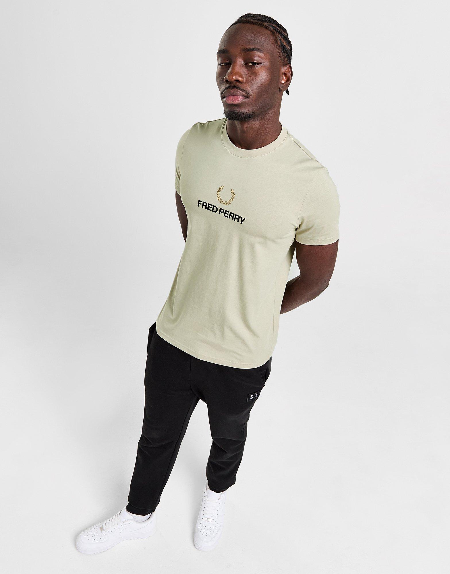 Fred Perry Global Stack Logo T-Shirt