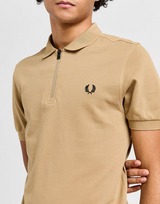 Fred Perry Zip Short Sleeve Polo Shirt