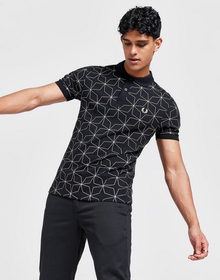 Fred Perry Polo Geometric Homme