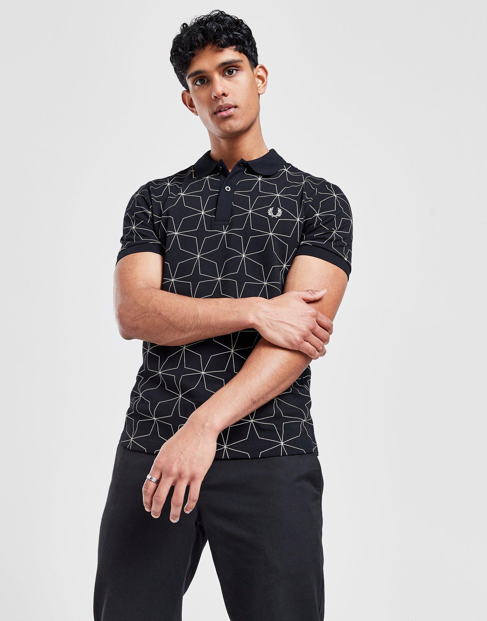 Fred Perry Geometric Polo Shirt