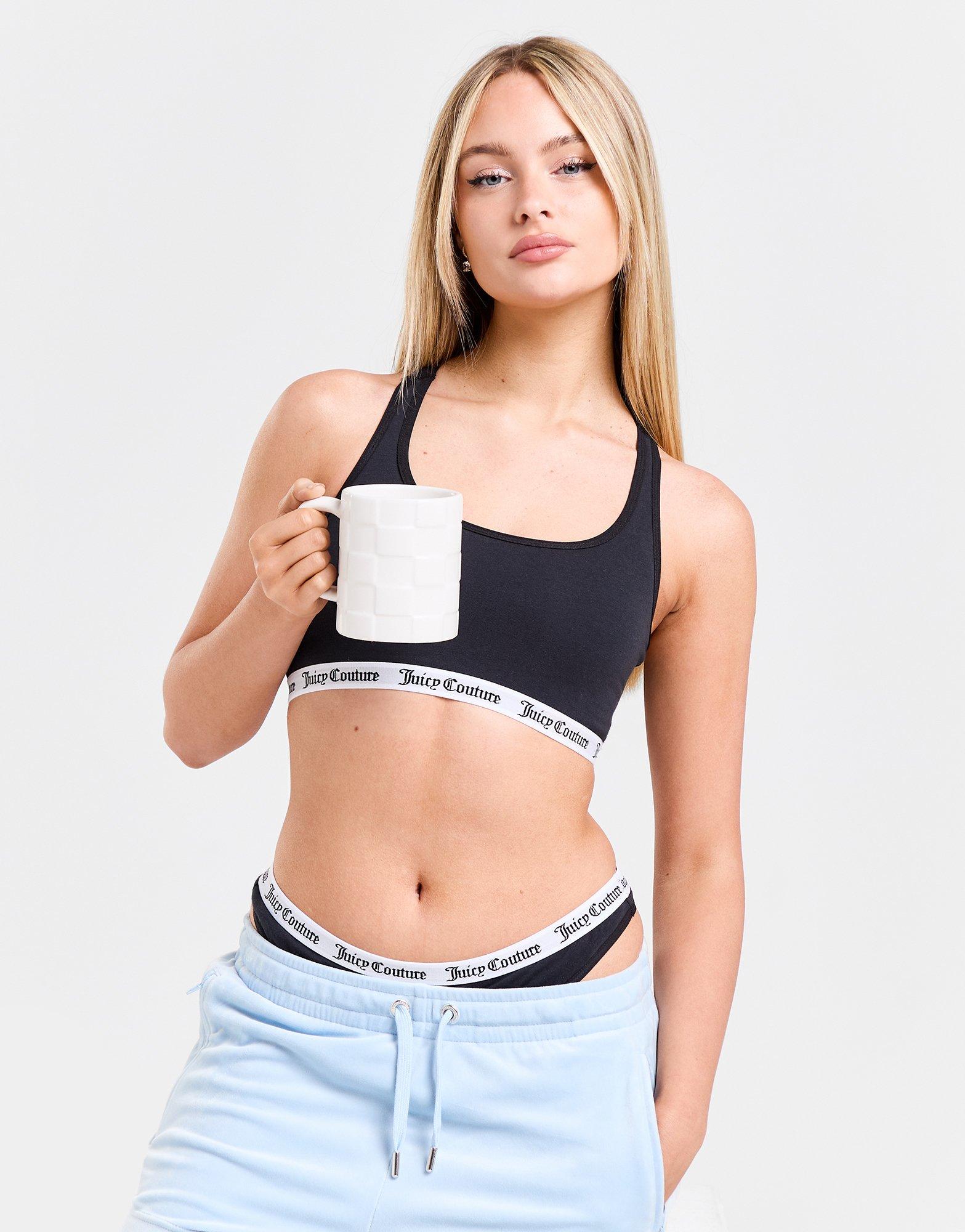 JUICY COUTURE Cotton Logo Bralette