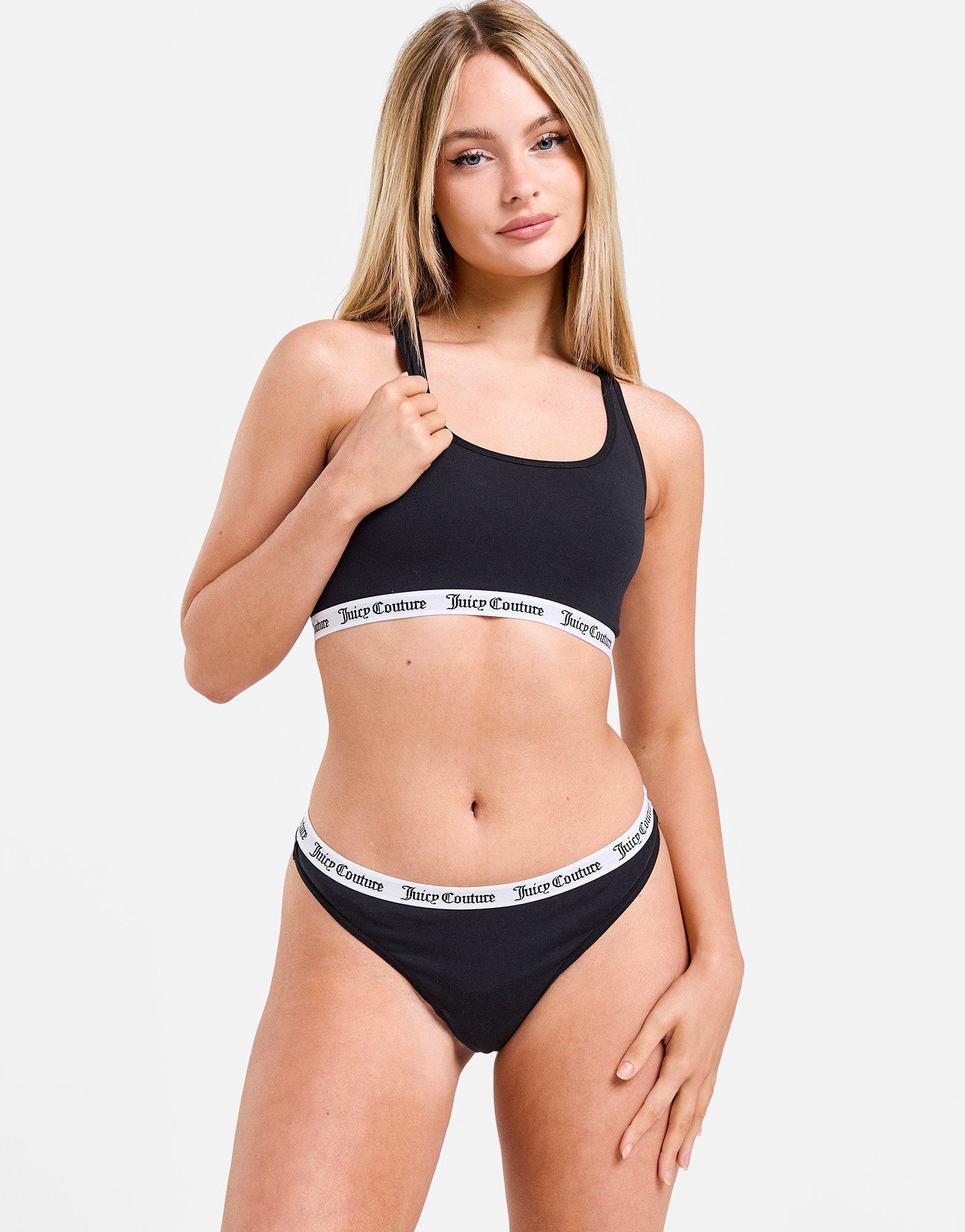 Juicy Couture Cotton Logo Bralette
