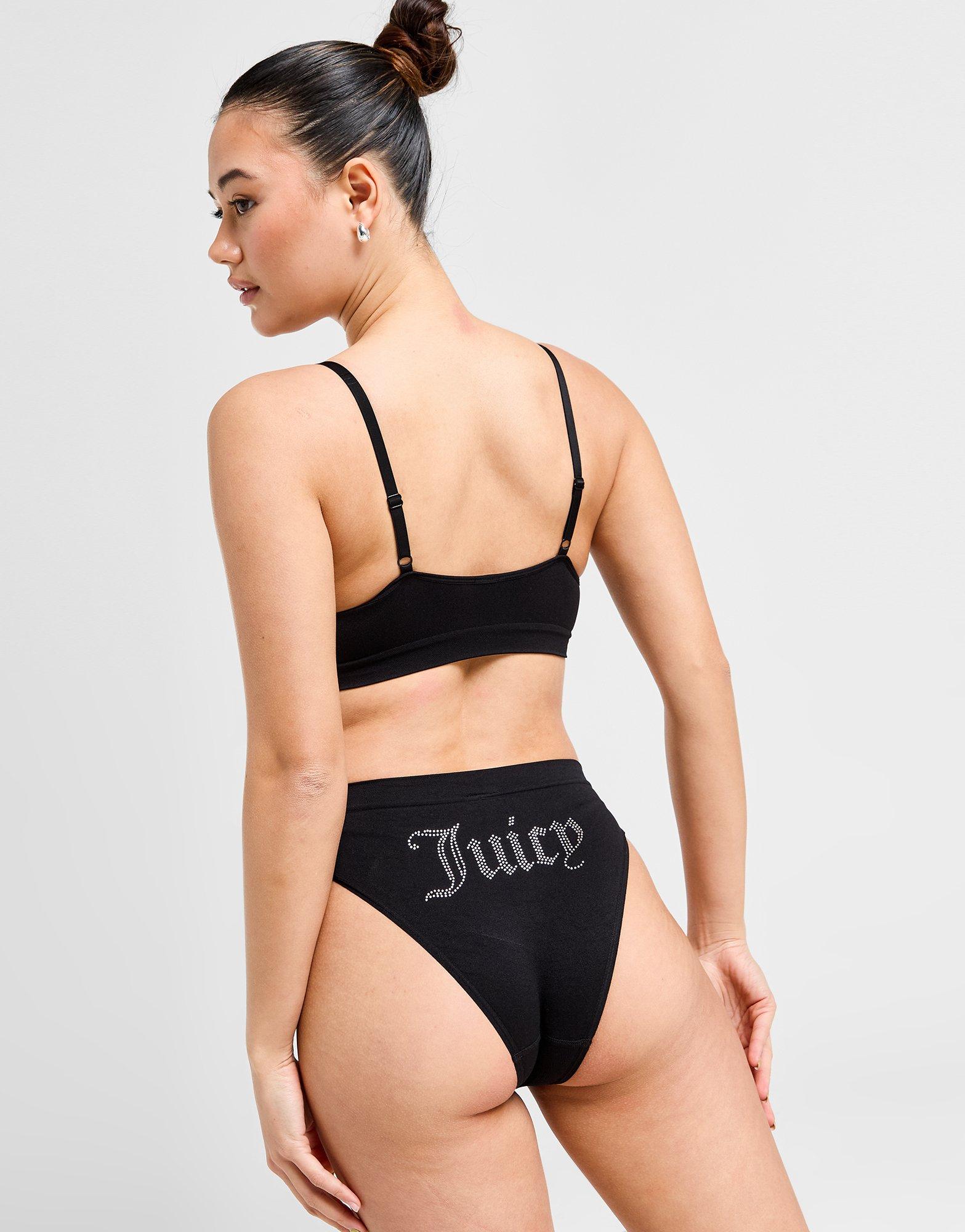 Juicy Couture Diamante Seamless Bra Set