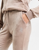 JUICY COUTURE Diamante Velour Pantaloni della tuta Donna