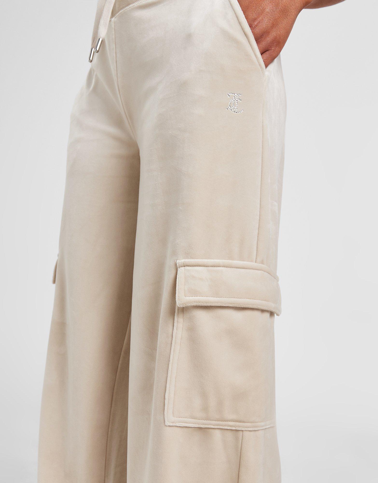 Juicy Couture Diamante Velour Cargo Pants