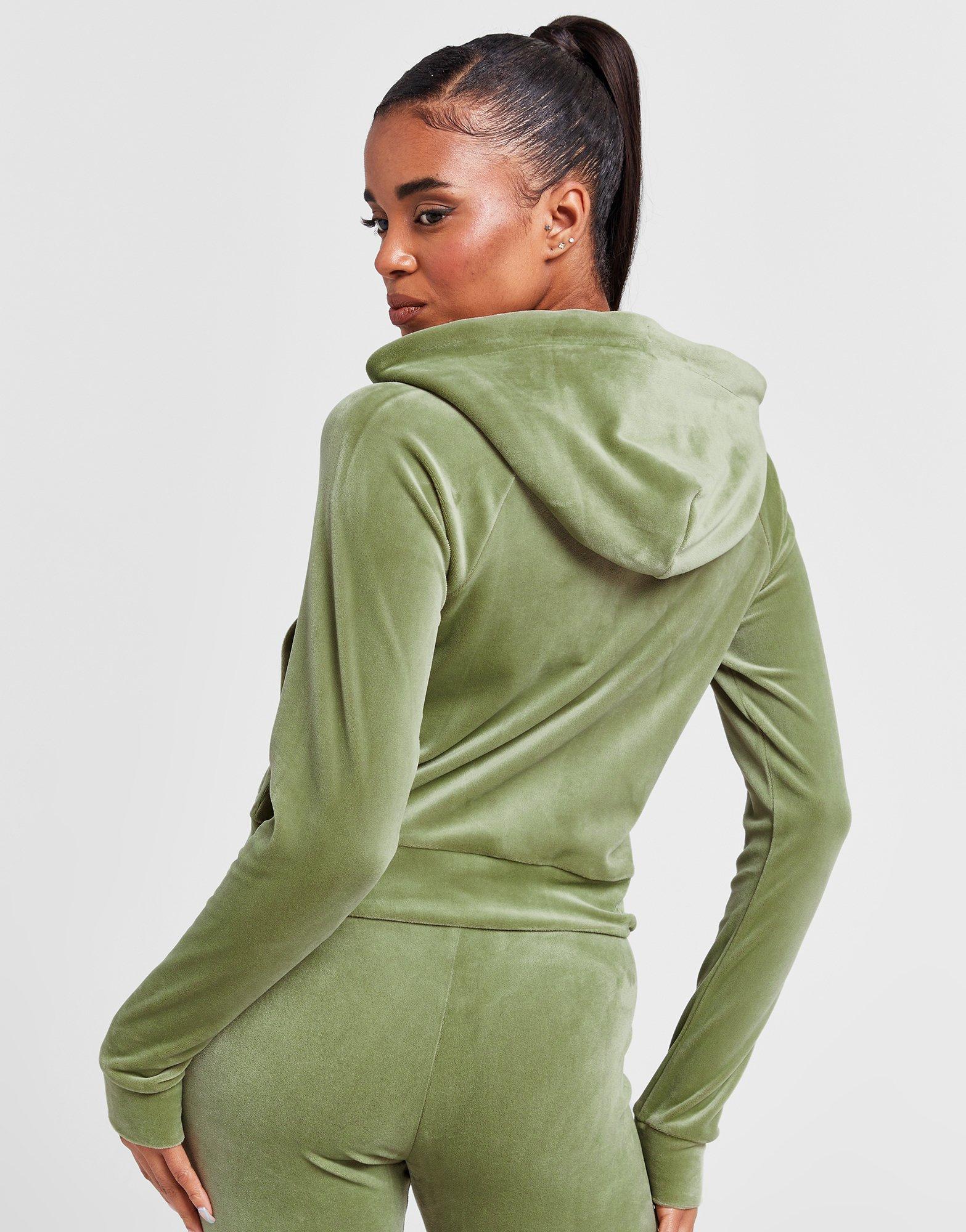 Juicy Couture Royalty Velour Full-Zip Hoodie