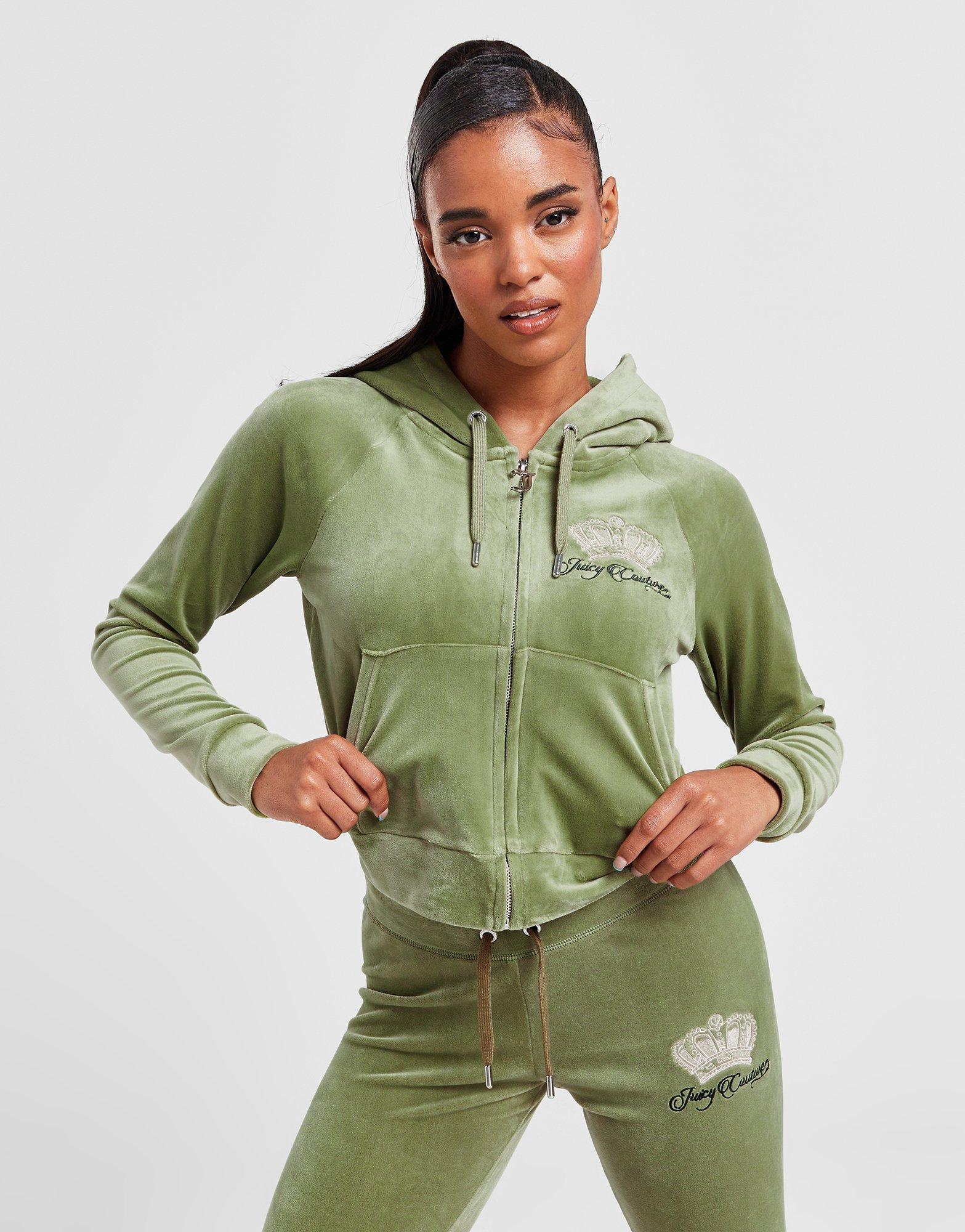Juicy Couture Royalty Velour Full-Zip Hoodie