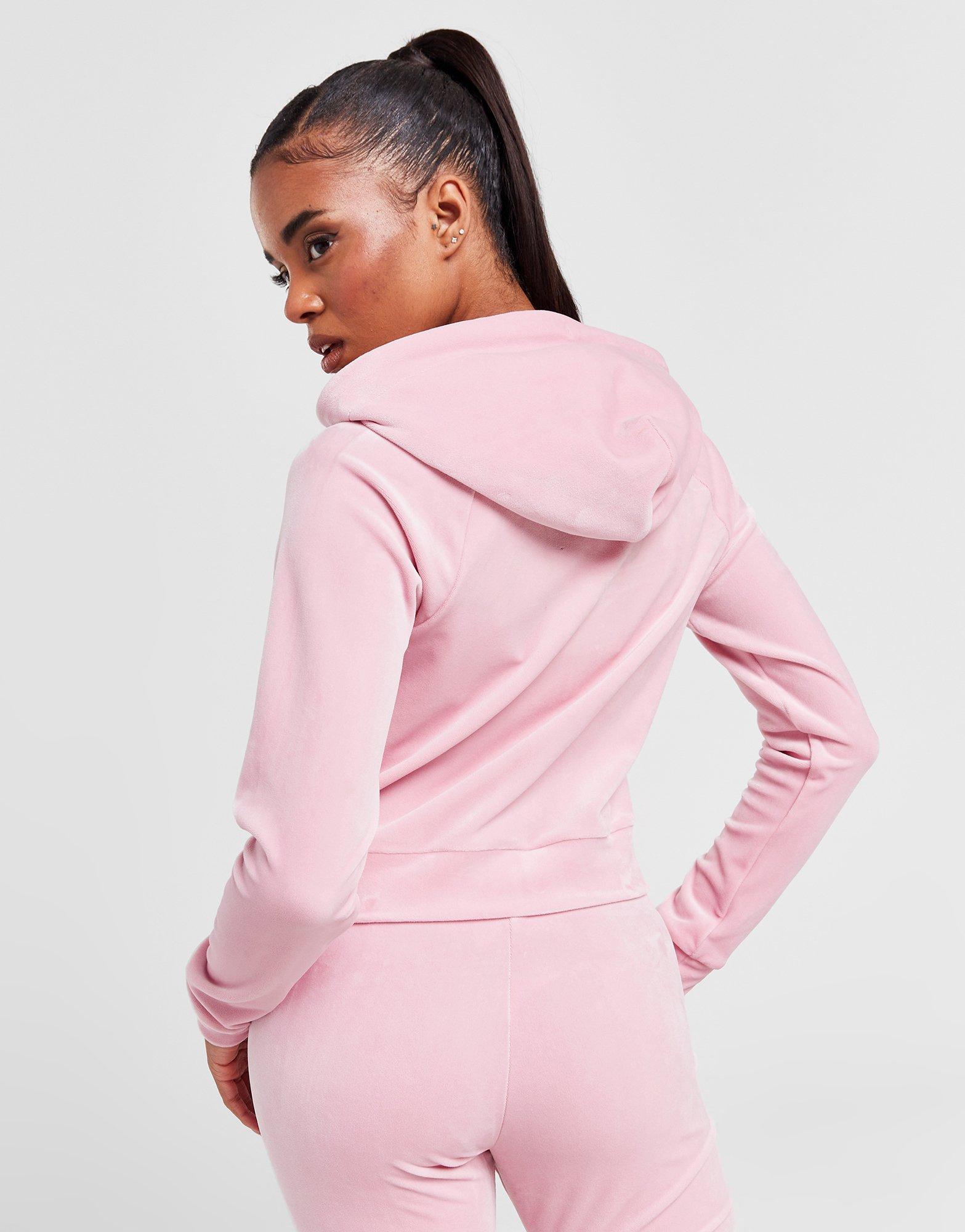 Juicy Couture Royalty Velour Full-Zip Hoodie