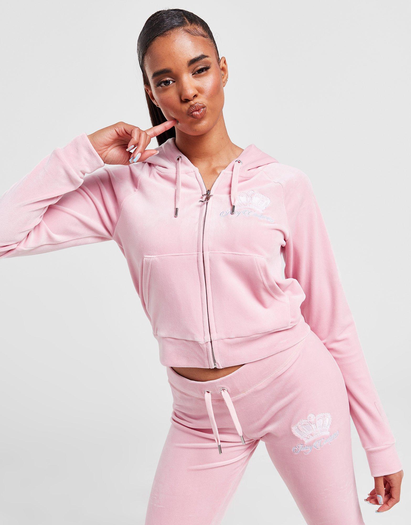 Juicy Couture Royalty Velour Full-Zip Hoodie