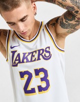 Nike NBA LA Lakers James #23 Swingman Jersey