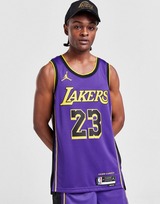 Jordan Maillot NBA LA Lakers James #23 Swingman Homme