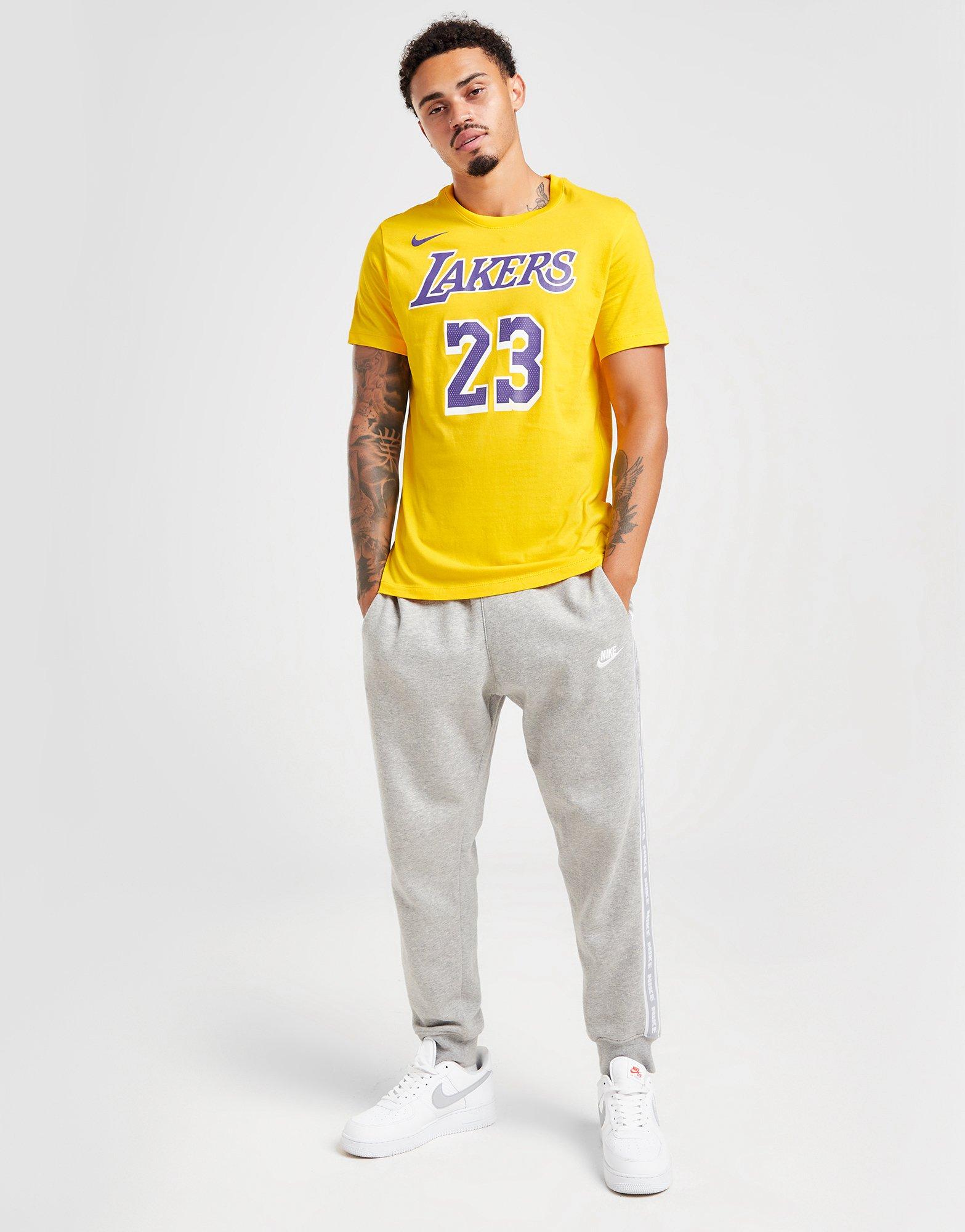 Nike Performance LOS ANGELES LAKERS LEBRON JAMES LAL - NBA-Trikot -  amarillo/gelb 