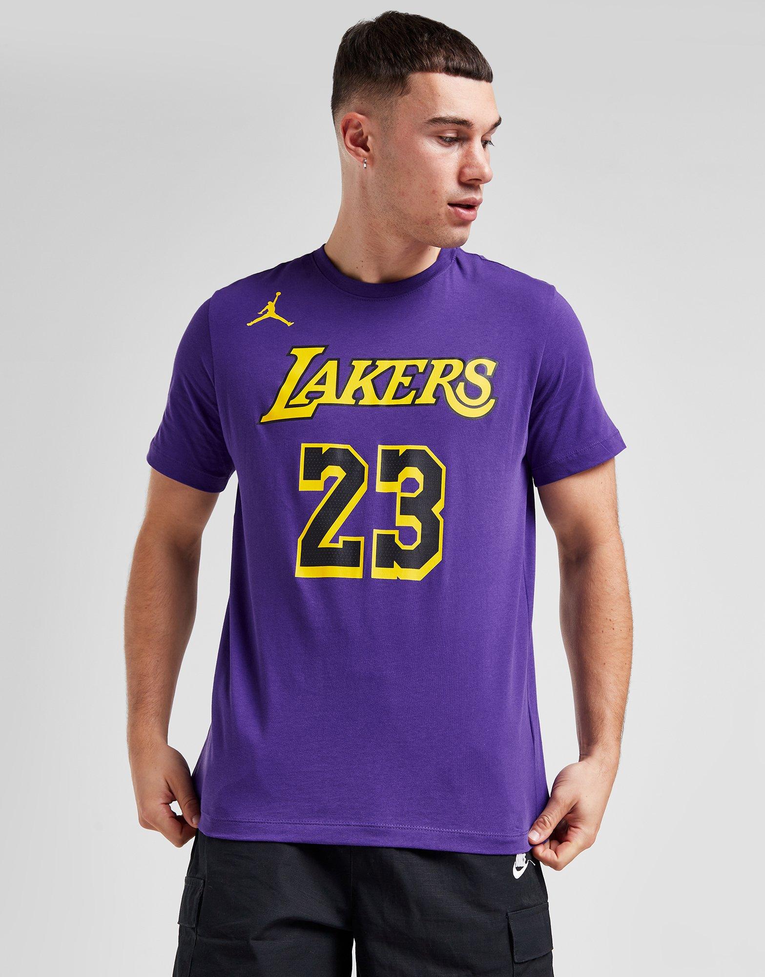 Jordan Maillot NBA LA Lakers James #23 Swingman Homme Violet- JD Sports  France