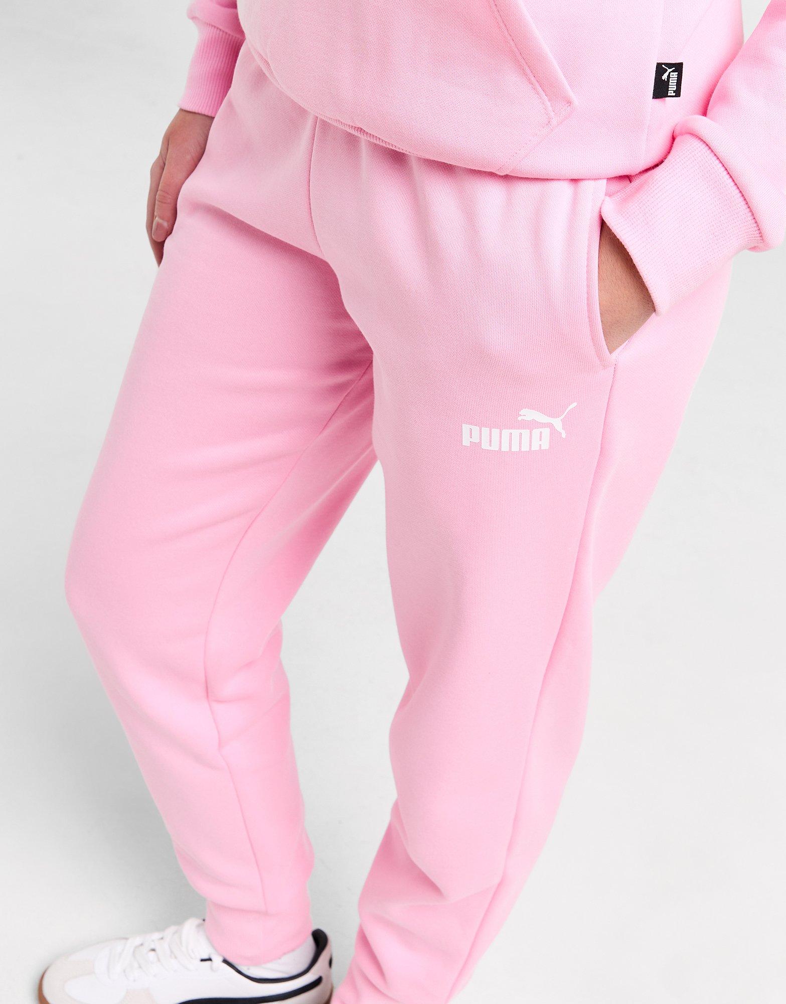 Pink puma sweatpants sale