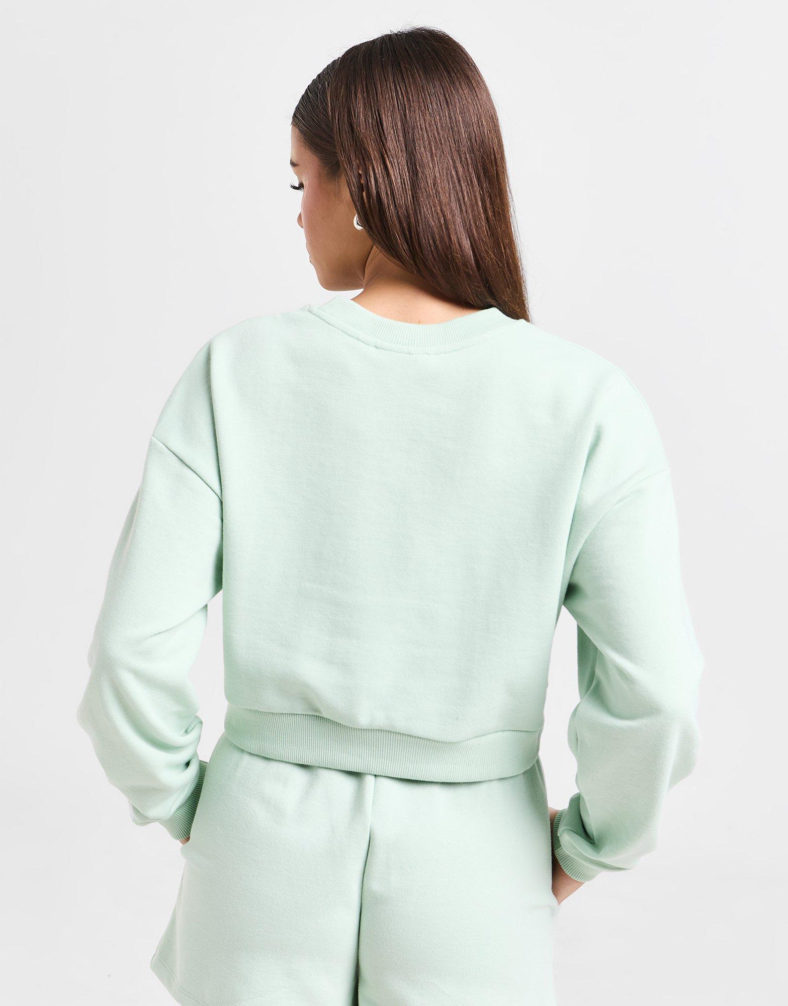 New Era MLB LA Dodgers Crop Crew Sweatshirt