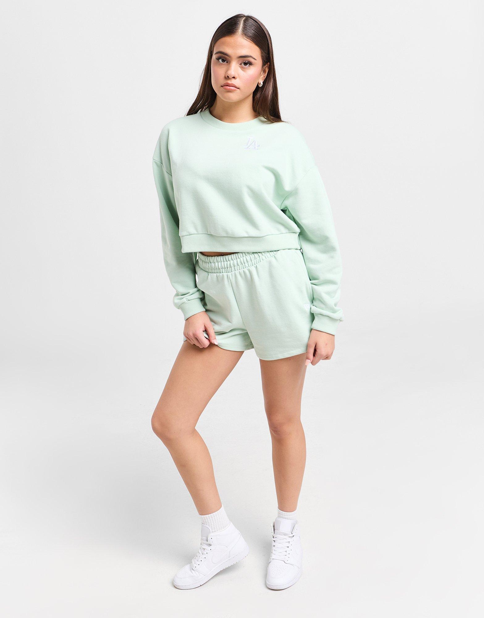 New Era MLB LA Dodgers Crop Crew Sweatshirt