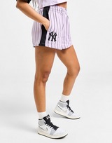 New Era Short MLB New York Yankees Stripe Femme