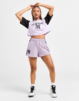 New Era Short MLB New York Yankees Stripe Femme