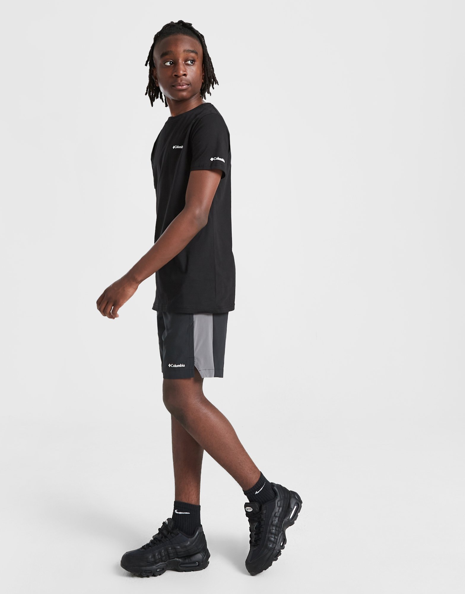 Black Columbia Woven Shorts Junior | JD Sports UK