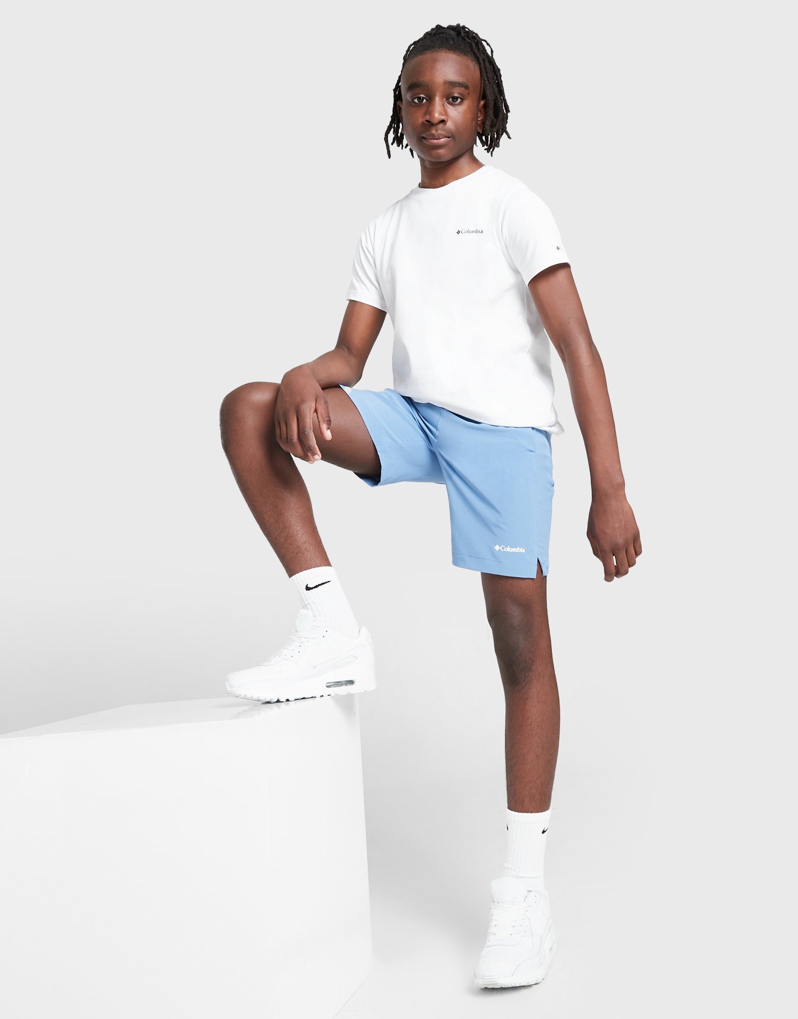 Blue Columbia Woven Shorts Junior | JD Sports UK