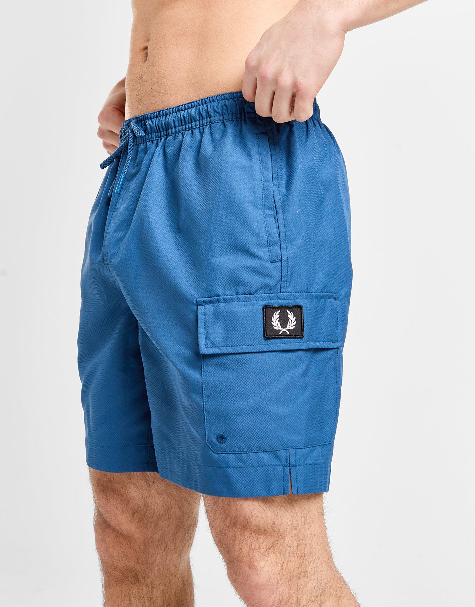 Fred Perry Badge Cargo Swim Shorts