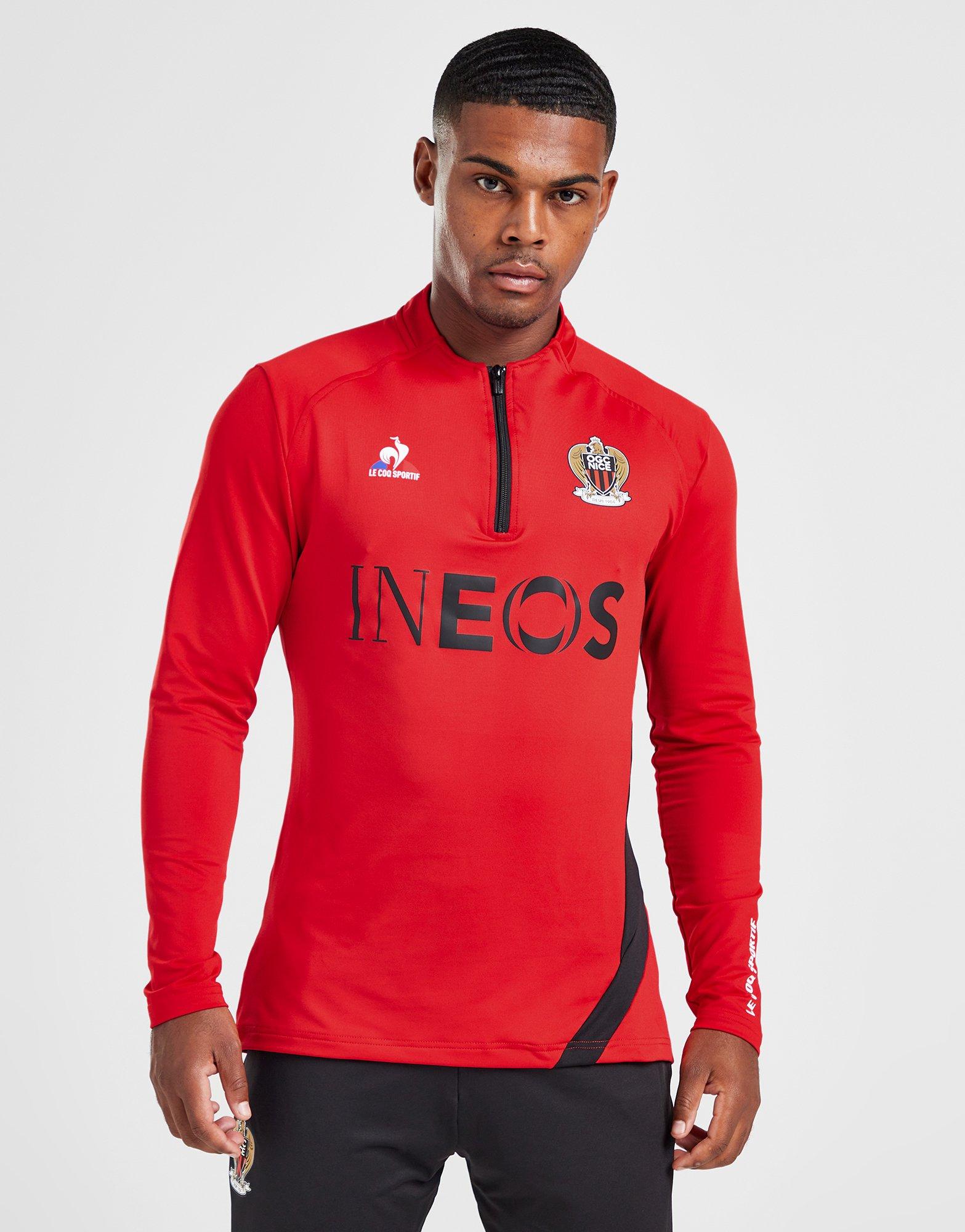 Le Coq Sportif OGC Nice Training 1 4 Zip Top