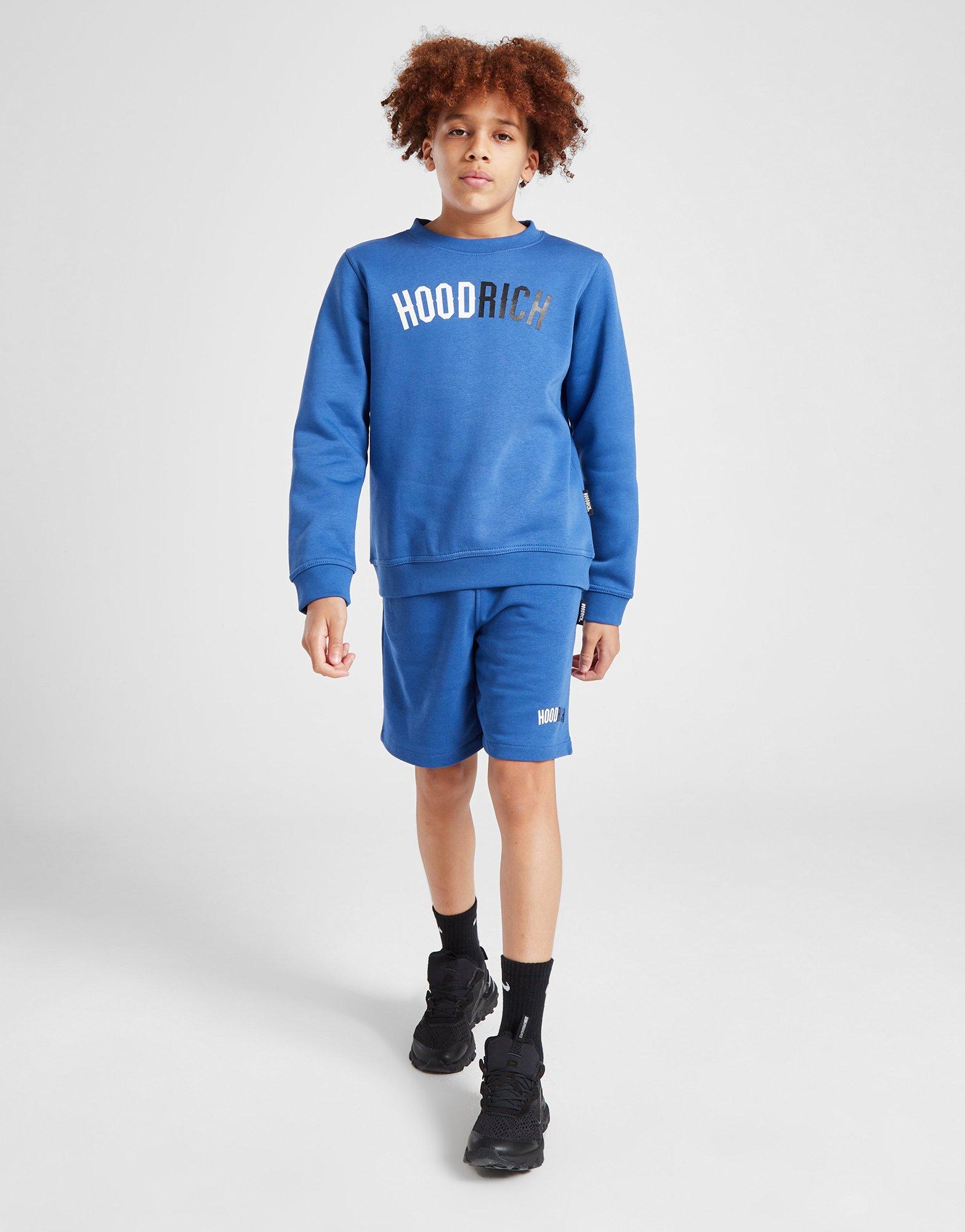 Hoodrich Enhance Crew Sweatshirt/Shorts Set Junior