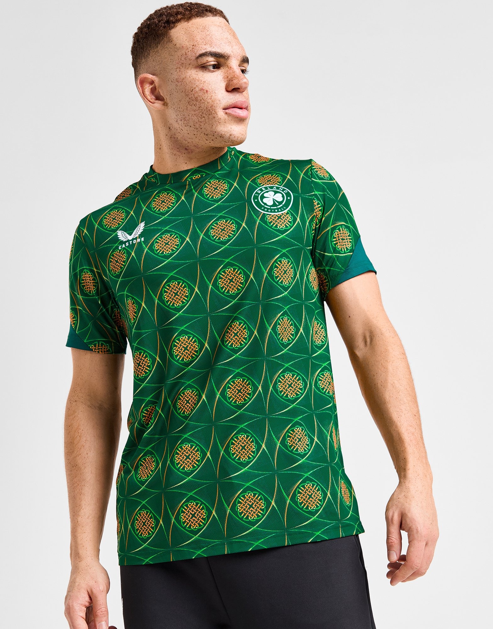 Green Castore Republic of Ireland Matchday T-Shirt - JD Sports