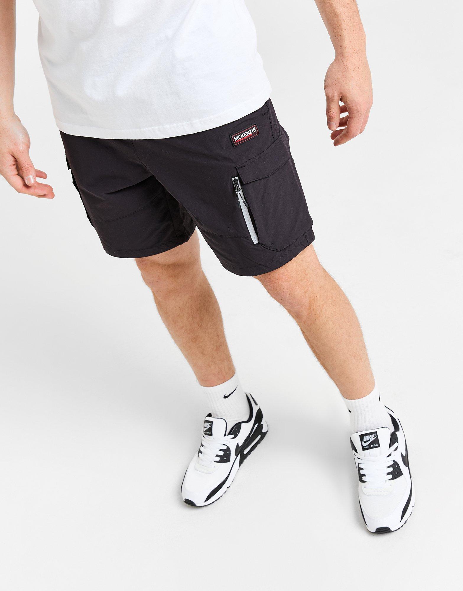 Black McKenzie Cealus Cargo Shorts JD Sports UK
