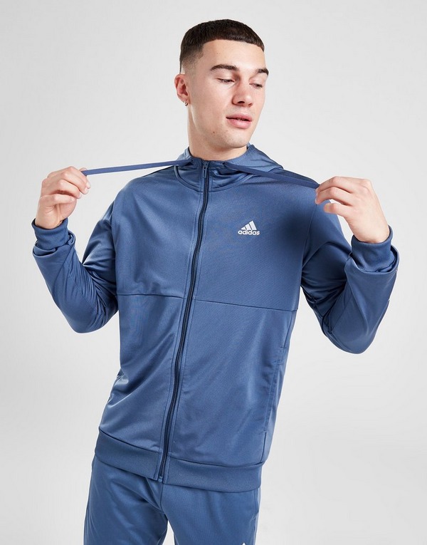 adidas sudadera con capucha Badge of Sport Linear Full Zip