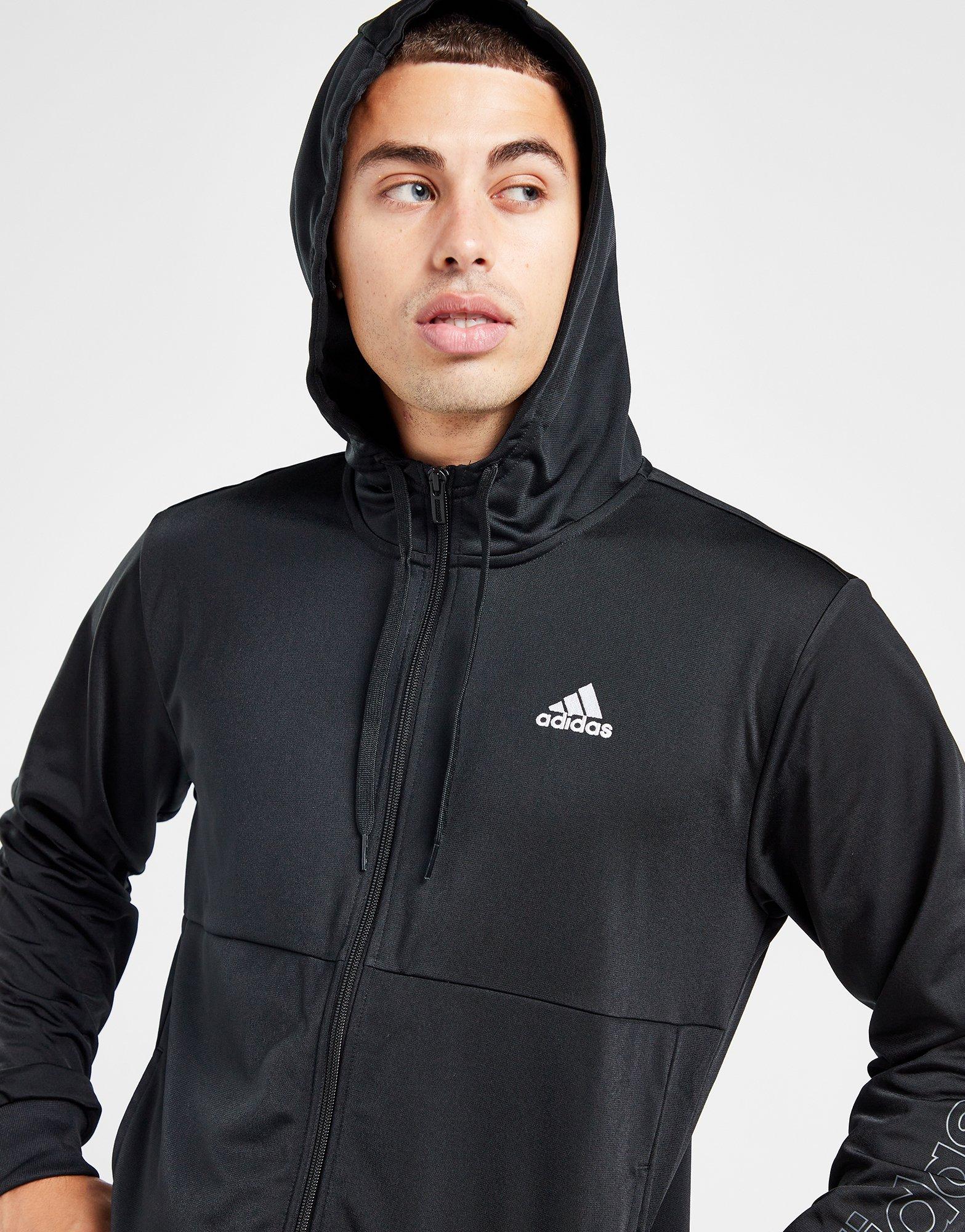 adidas Badge of Sport Linear Full Zip Hoodie