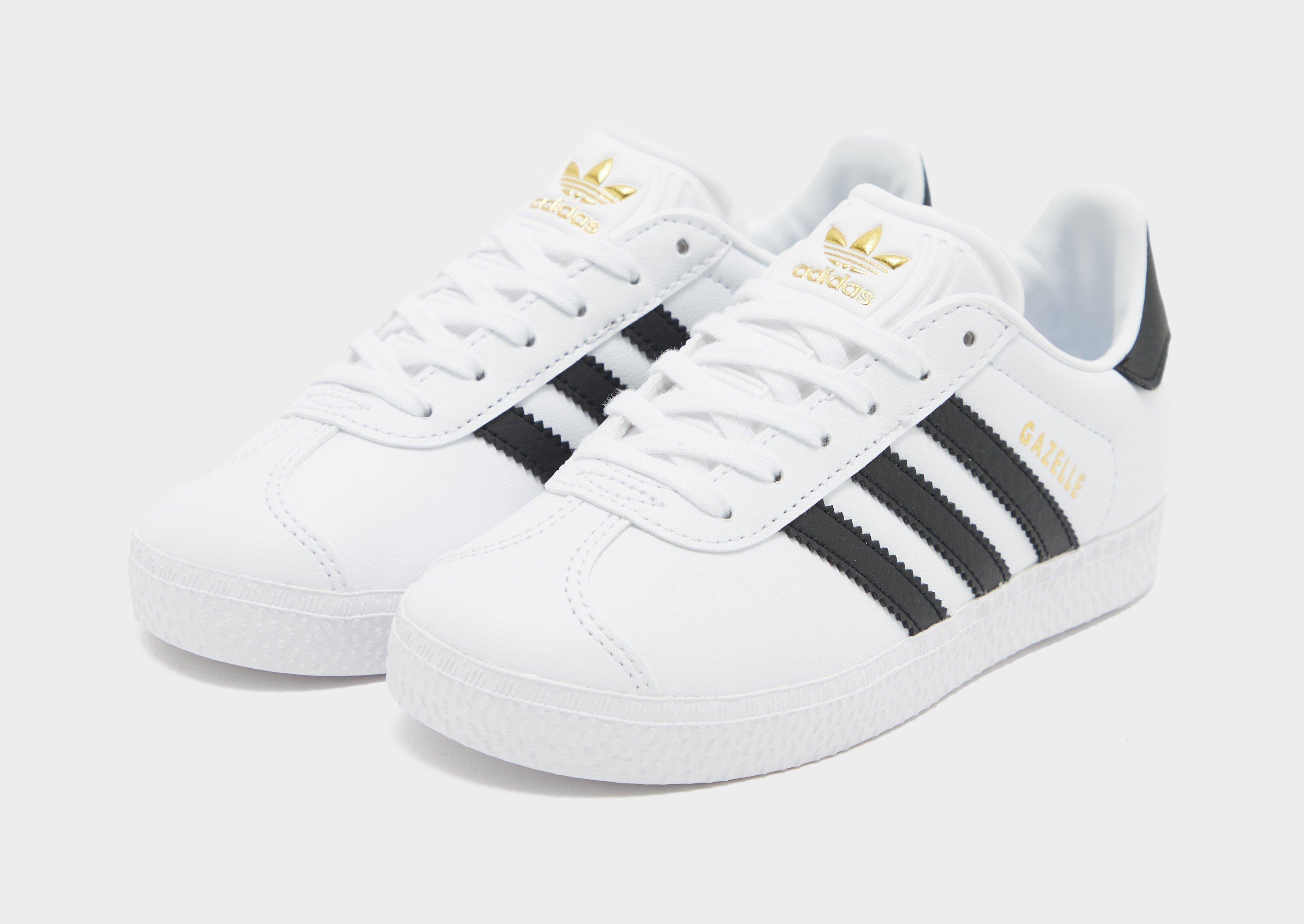 Adidas originals gazelle og white leather best sale