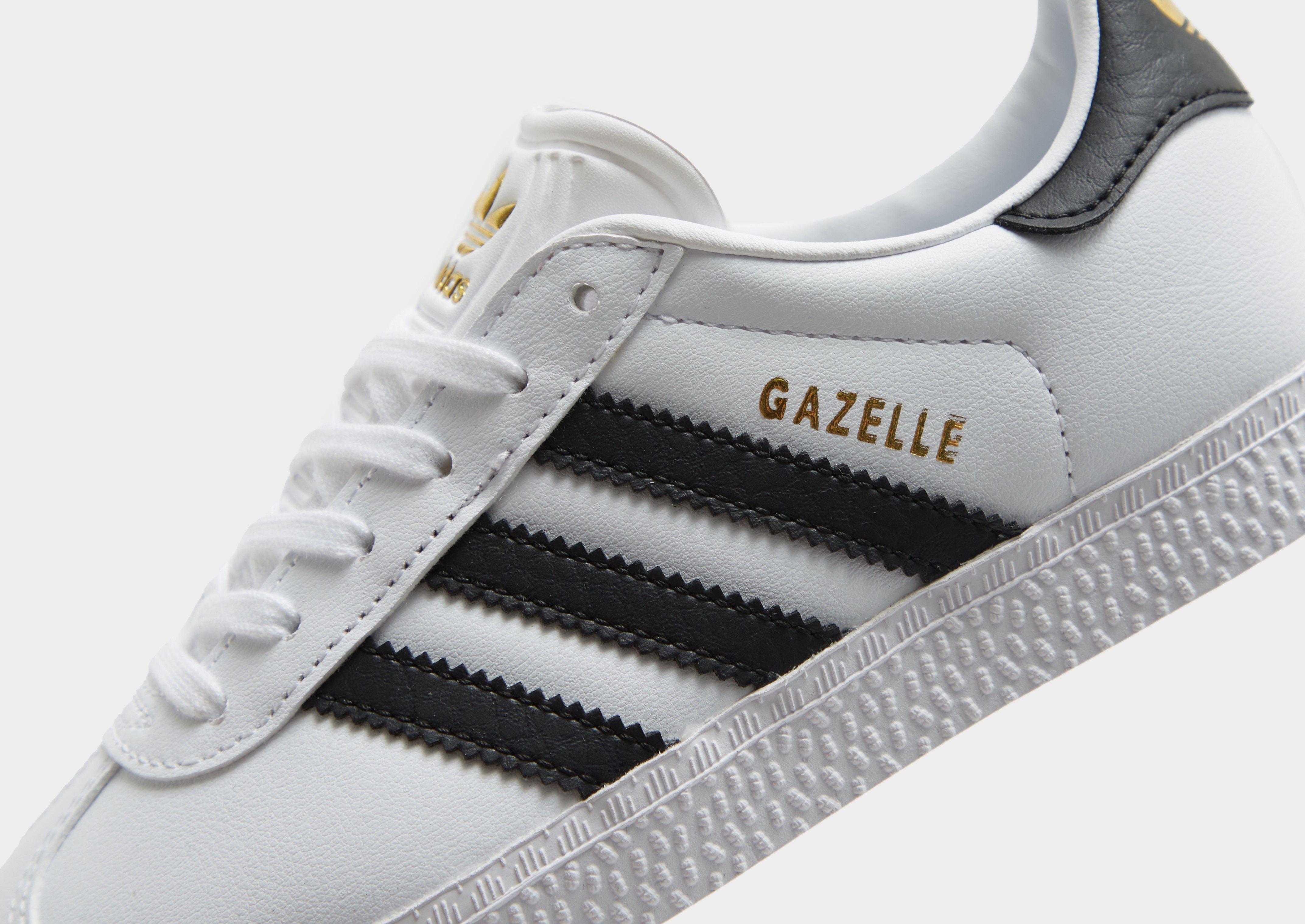 adidas Originals Gazelle Leather Kids in Bianco JD Sports