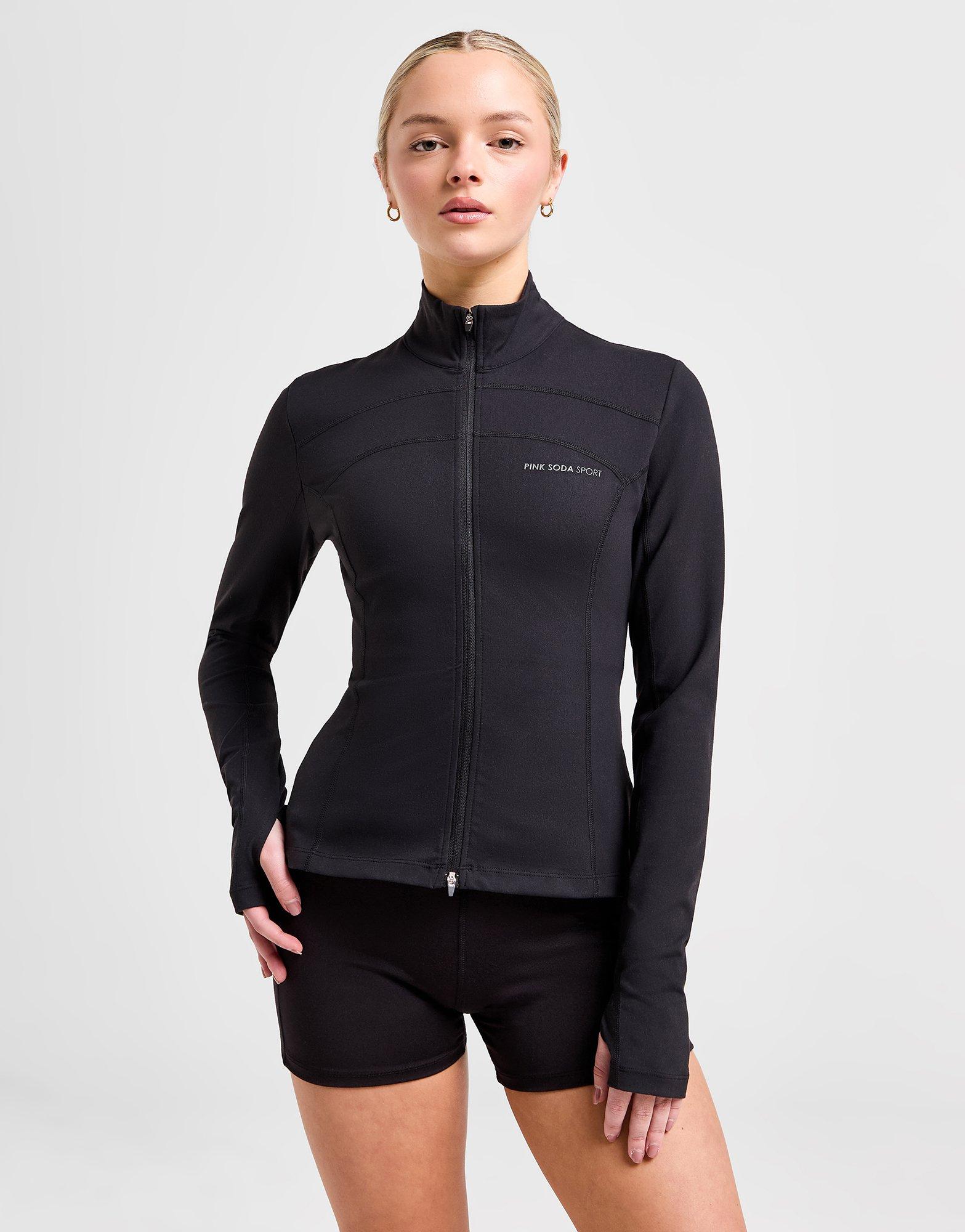 Pink Soda Sport Strike Full Zip Track Top